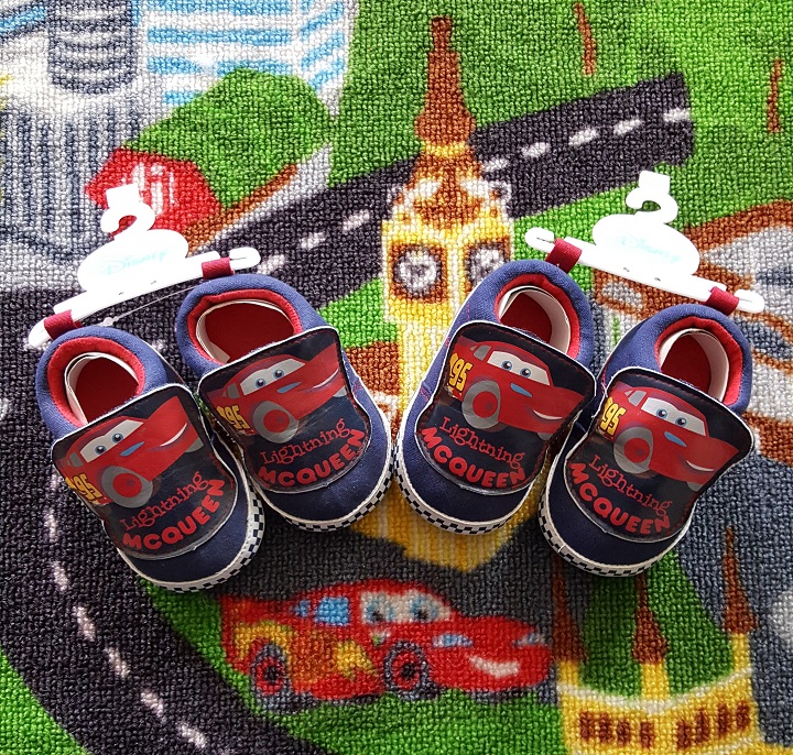 Disney Cars Shoes on Disney Cars play mat