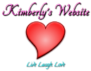 Kimberly's Website kimberlys Website. Red heart icon. Live Laugh Love