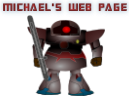 Michael's Web Page with a robot icon. 