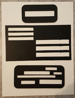 Signature, envelop and check writing guides.